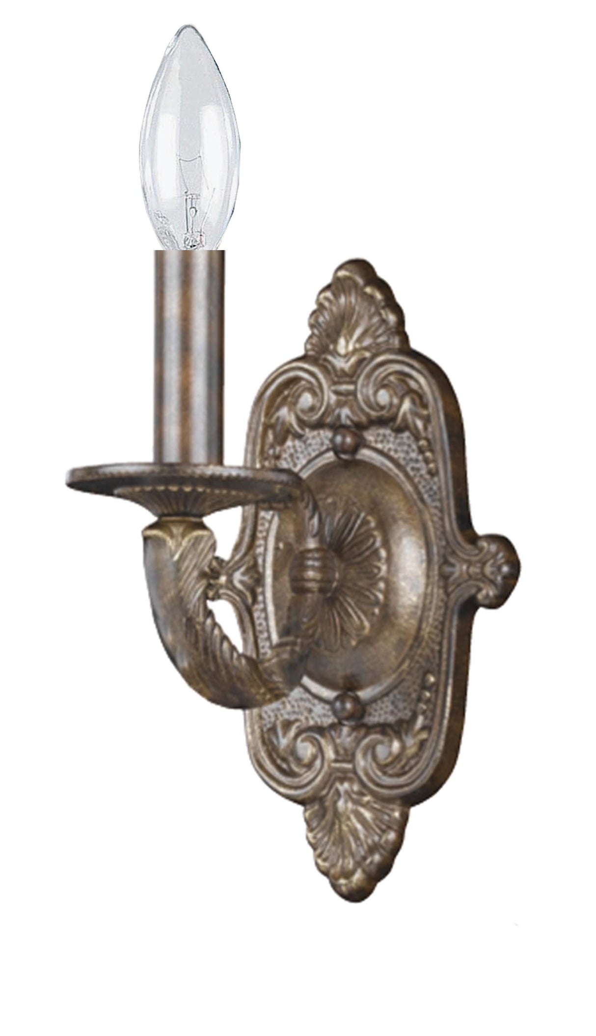 Crystorama Paris Market 1 Light Venetian Bronze Sconce