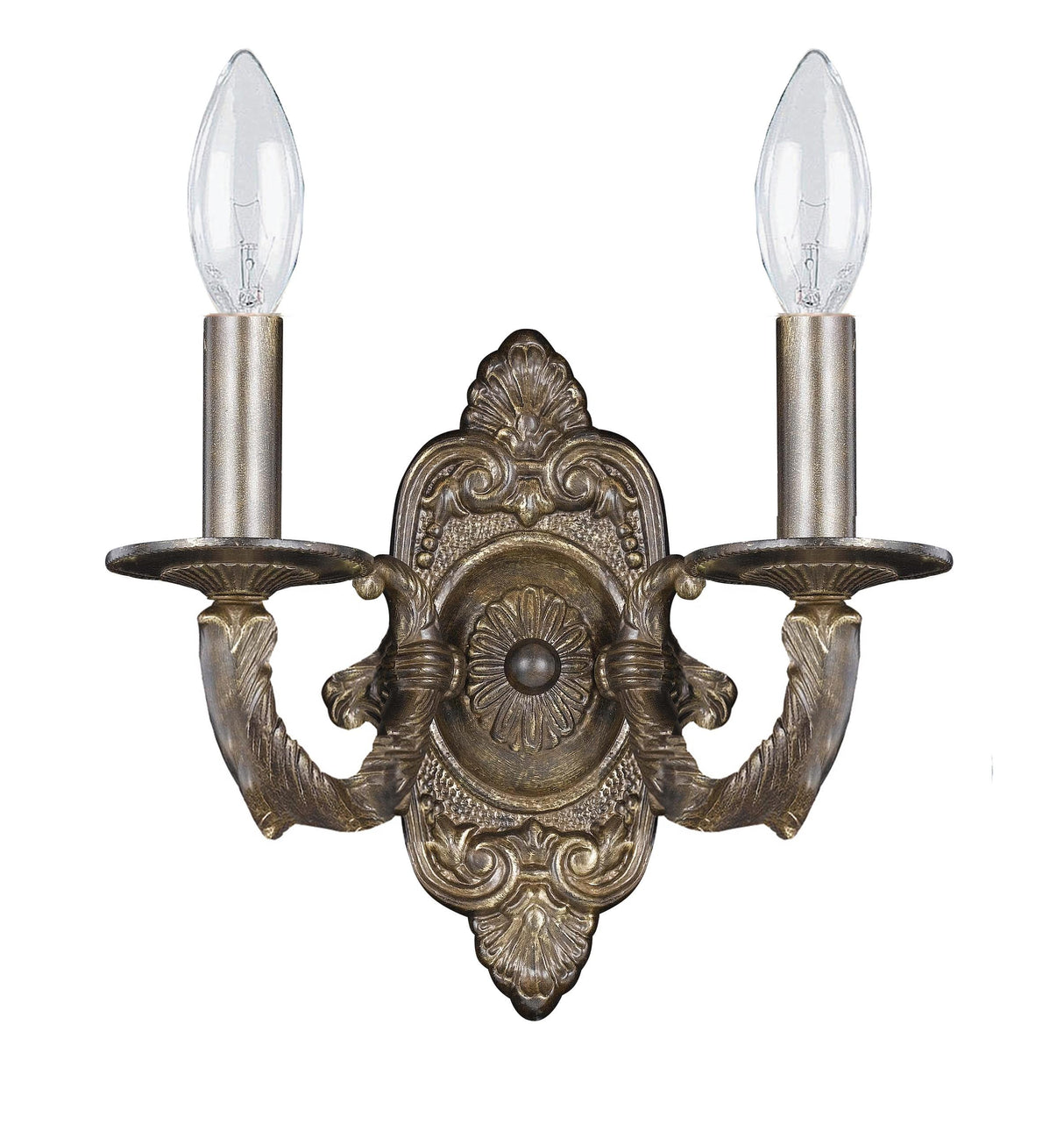 Crystorama Paris Market 2 Light Venetian Bronze Sconce