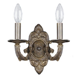 Crystorama Paris Market 2 Light Venetian Bronze Sconce