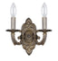 Crystorama Paris Market 2 Light Venetian Bronze Sconce