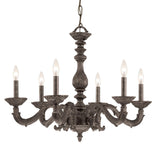 Crystorama Paris Market 6 Light Venetian Bronze Chandelier
