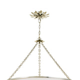Crystorama Broche 8 Light Antique Silver Chandelier