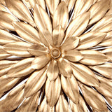 Crystorama Broche 8 Light Antique Gold Semi Flush Mount