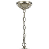 Crystorama Palla 1 Light Antique Silver Sphere Pendant