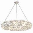 Crystorama Palla 8 Light Antique Silver Chandelier