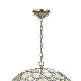 Crystorama Palla 6 Light Antique Silver Sphere Pendant