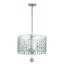 Crystorama Layla 5 Light Antique Silver Chandelier