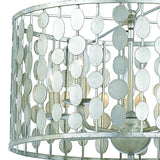 Crystorama Layla 5 Light Antique Silver Chandelier