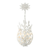 Crystorama Broche 3 Light Matte White Mini Pendant