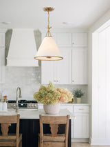 Crystorama Broche 4 Light Antique Gold Pendant