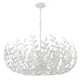 Crystorama Broche 12 Light Matte White Chandelier