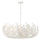 Crystorama Broche 12 Light Matte White Chandelier