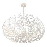 Crystorama Broche 12 Light Matte White Chandelier