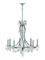 Crystorama Cedar 8 Light Polished Chrome Chandelier