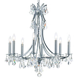 Crystorama Cedar 8 Light Polished Chrome Chandelier