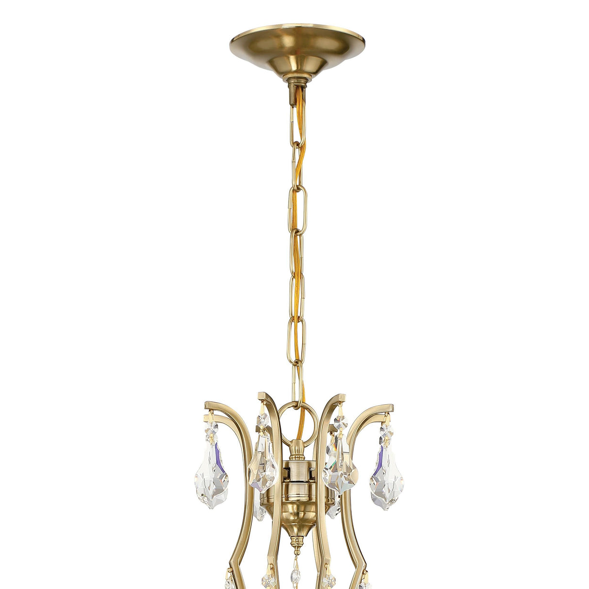 Crystorama Cedar 8 Light Vibrant Gold Chandelier