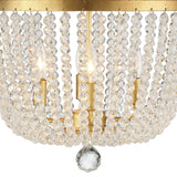 Crystorama Rylee 4 Light Antique Gold Chandelier