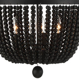 Crystorama Rylee 4 Light Matte Black Chandelier