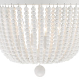 Crystorama Rylee 4 Light Matte White Chandelier
