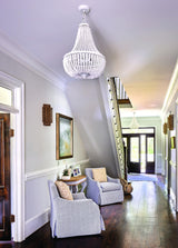 Crystorama Rylee 6 Light Matte White Chandelier