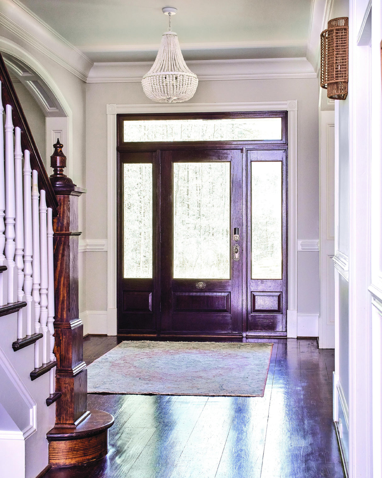 Crystorama Rylee 6 Light Matte White Chandelier