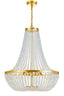 Crystorama Rylee 8 Light Antique Gold Chandelier