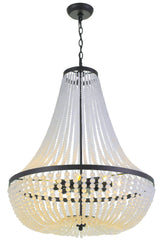 Crystorama Rylee 8 Light Matte Black Chandelier