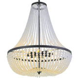 Crystorama Rylee 8 Light Matte Black Chandelier