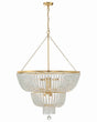 Crystorama Rylee 12 Light Antique Gold Chandelier