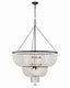 Crystorama Rylee 12 Light Matte Black Chandelier