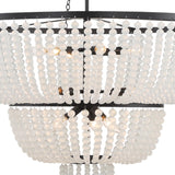 Crystorama Rylee 12 Light Matte Black Chandelier