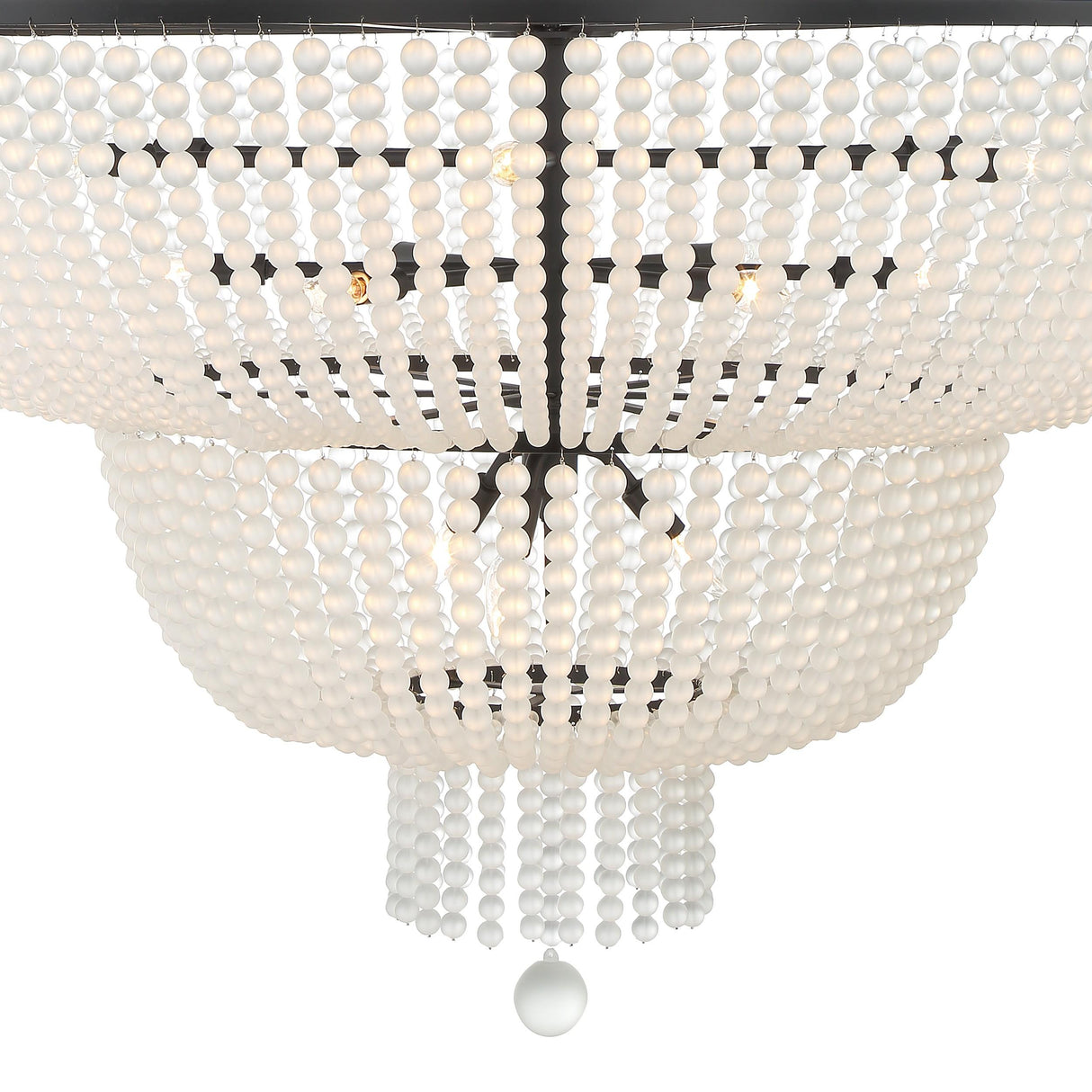 Crystorama Rylee 15 Light Matte Black Chandelier