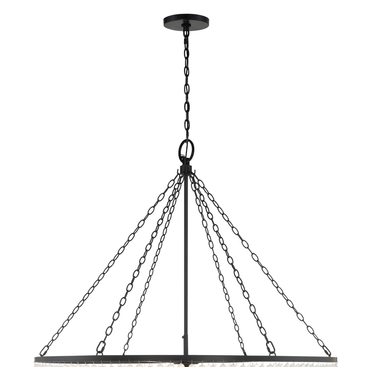 Crystorama Rylee 15 Light Matte Black Chandelier
