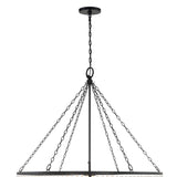 Crystorama Rylee 15 Light Matte Black Chandelier