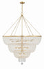 Crystorama Rylee 24 Light Antique Gold Chandelier