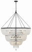 Crystorama Rylee 24 Light Matte Black Chandelier