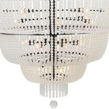 Crystorama Rylee 24 Light Matte Black Chandelier