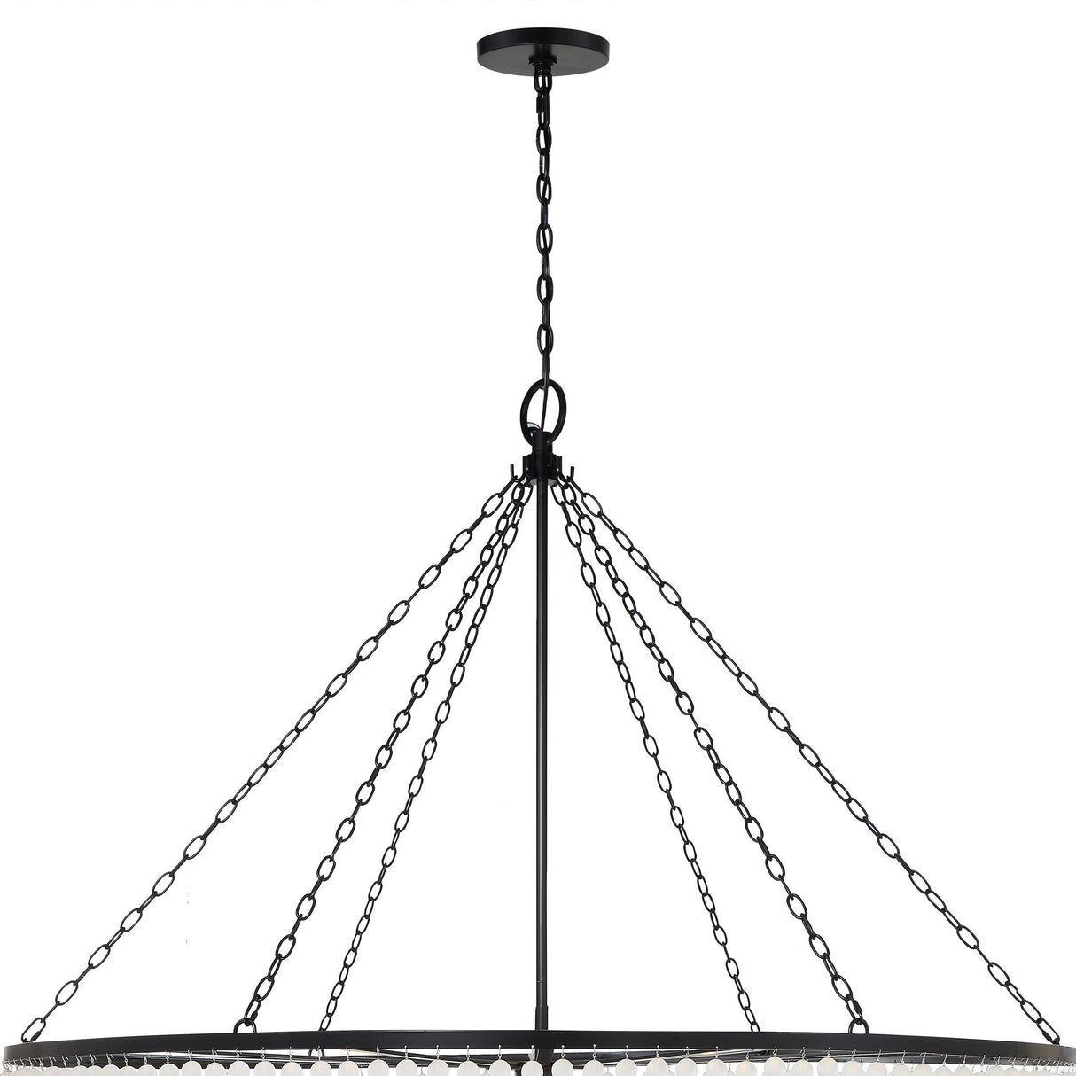 Crystorama Rylee 24 Light Matte Black Chandelier