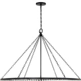 Crystorama Rylee 24 Light Matte Black Chandelier