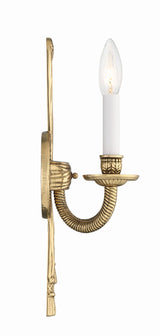 Crystorama Crystorama 2 Light Olde Brass Cast Sconce
