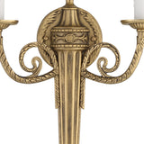 Crystorama Crystorama 2 Light Matte Brass Cast Sconce