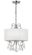 Crystorama Othello 3 Light Spectra Crystal Polished Chrome Mini Chandelier