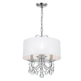 Crystorama Othello 3 Light Spectra Crystal Polished Chrome Mini Chandelier