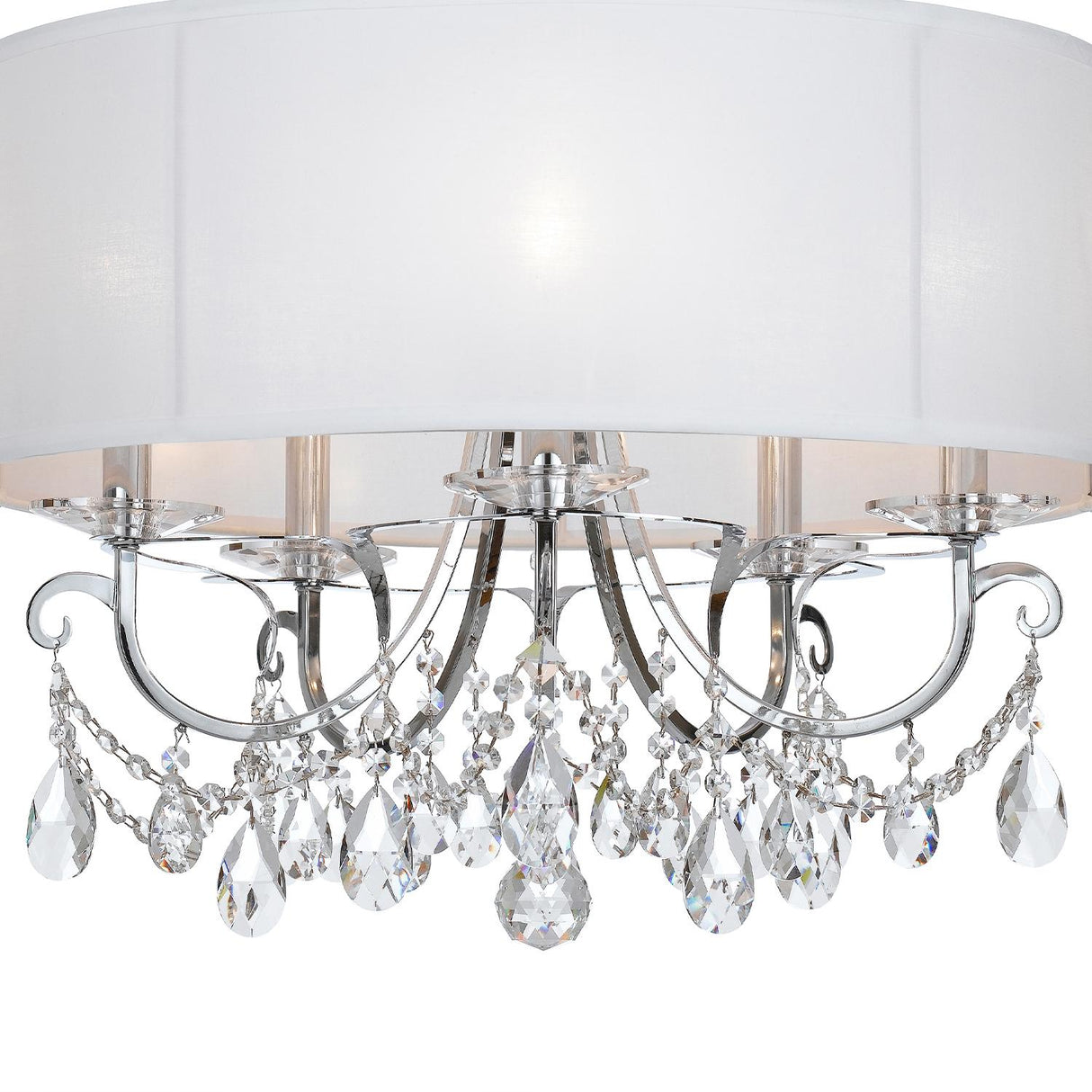 Crystorama Othello 5 Light Clear Crystal Polished Chrome Chandelier
