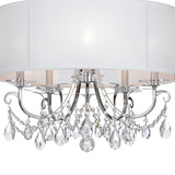 Crystorama Othello 5 Light Clear Crystal Polished Chrome Chandelier