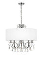 Crystorama Othello 5 Light Swarovski Strass Crystal Polished Chrome Chandelier