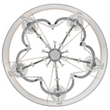 Crystorama Othello 5 Light Spectra Crystal Polished Chrome Chandelier