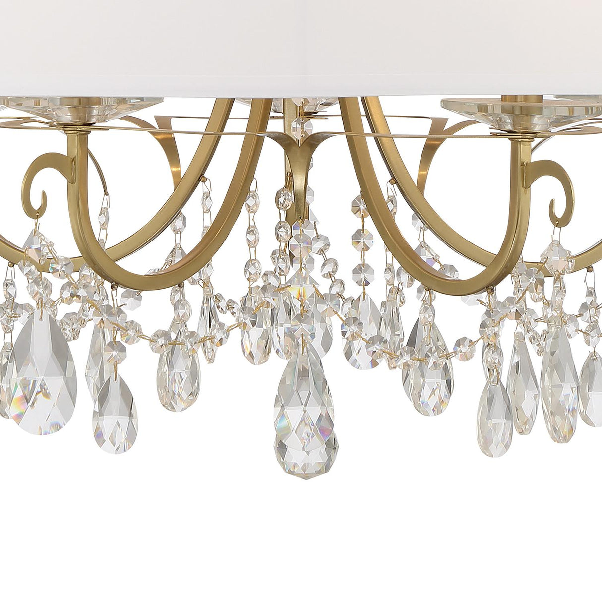 Crystorama Othello 5 Light Vibrant Gold Chandelier