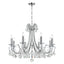 Crystorama Othello 8 Light Swarovski Strass Crystal Polished Chrome Chandelier