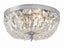 Crystorama Crystorama 3 Light Spectra Crystal Polished Chrome Flush Mount